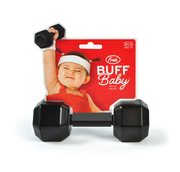 Genuine Fred Buff Baby Dumbbell Rattle
