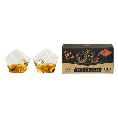 Gentlemen’s Hardware Rocking Whisky Glasses - Cool Things