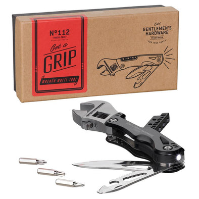 Gentlemen's Hardware Wrench Multi Tool with LED Light - Cool Things